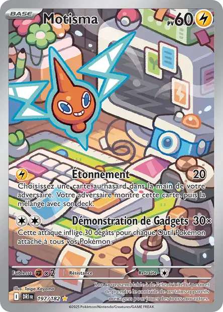 Carte Pokémon Motisma 197/182 DRI Rivalités Destinées EV10 Neuf FR LorenZone