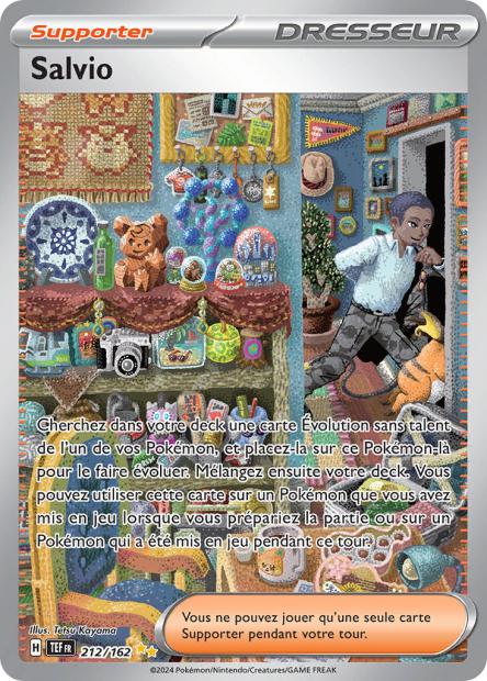 Carte Pokémon Salvio 212/162 TEF Forces Temporelles EV05 Neuf FR LorenZone