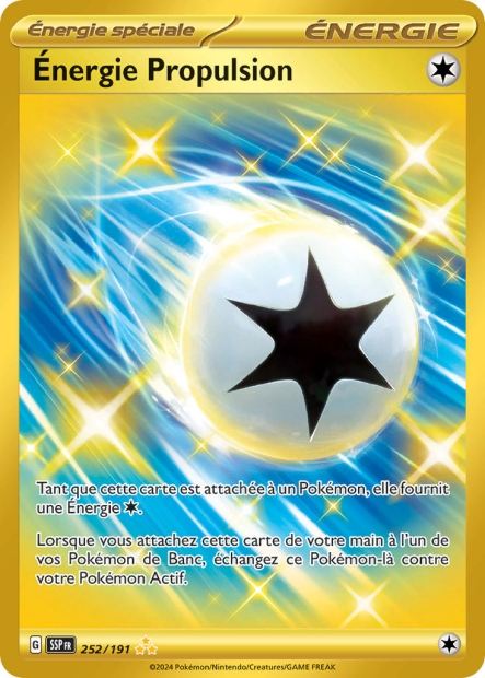 Carte Pokémon Énergie Propulsion 252/191 SSP Étincelles Déferlantes EV08 Neuf FR LorenZone