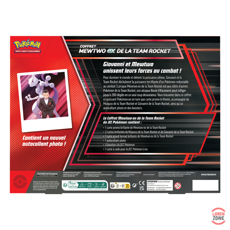 Coffret - Mewtwo EX de la Team Rocket