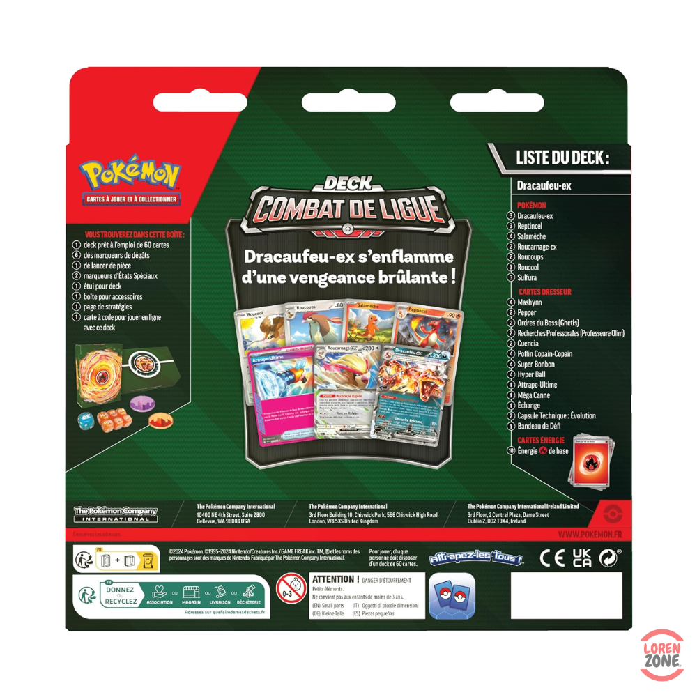 Deck - Combat de Ligue / Dracaufeu