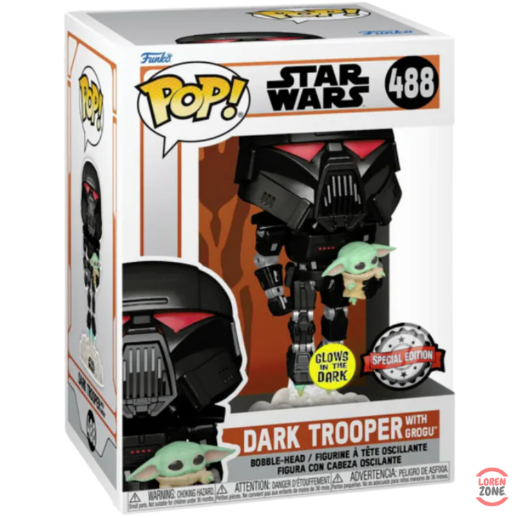 488 - Dark Trooper With Grogu