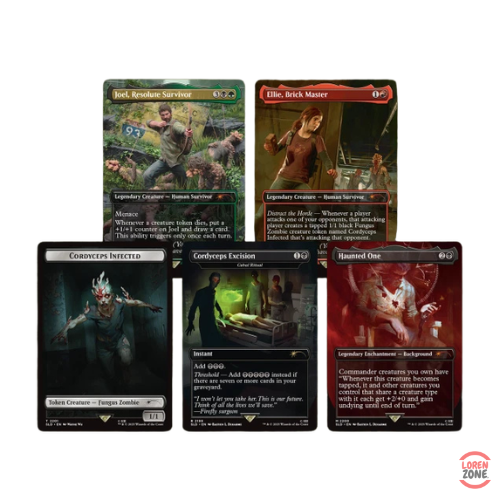Cartes Magic Secret Lair TLOU Part 1 Joel Ellie Cordyceps Haunted One collector