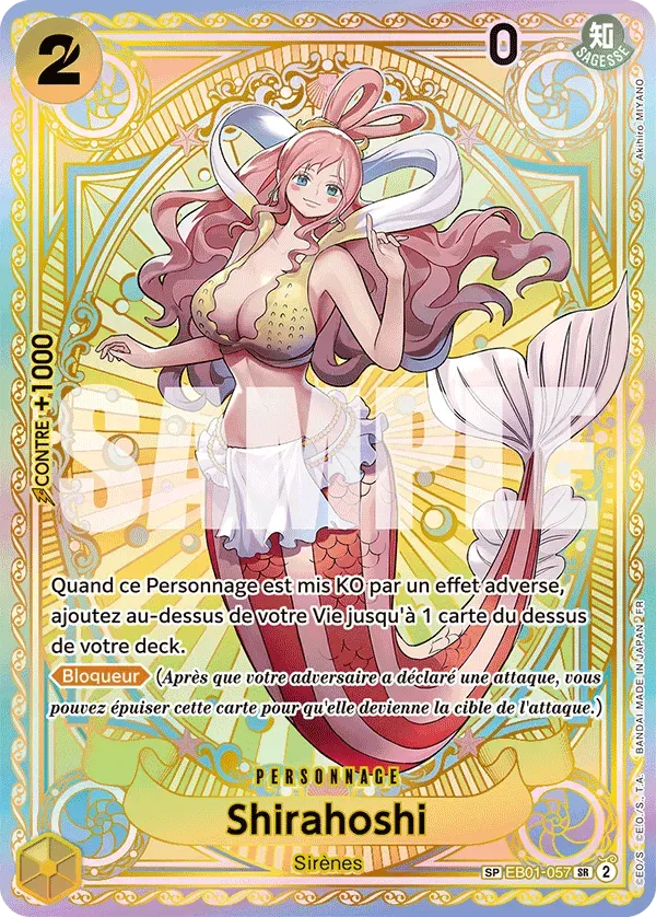 Carte One Piece Shirahoshi - FR EB01-057 SPE Des Poings Vifs Comme l'Éclair Neuf FR LorenZone