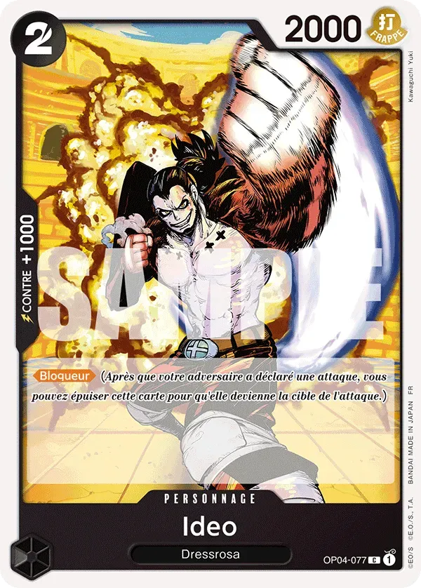 Carte One Piece Ideo V1 - PRB02 - FR OP04-077 Commune The Best Vol.2 Neuf FR LorenZone