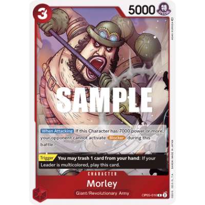 Carte One Piece Morley OP05-016 R Awakening Of The New Era Neuf EN LorenZone