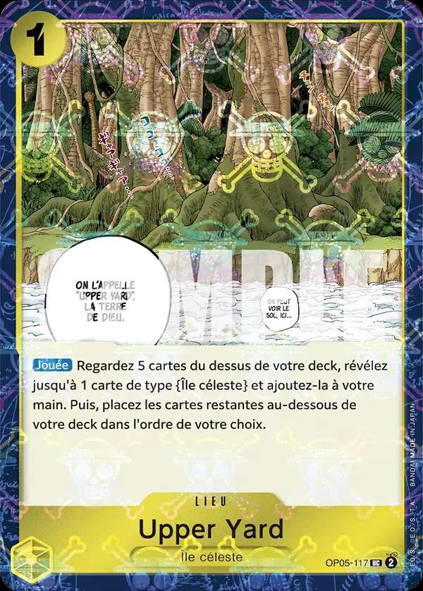Carte One Piece Upper Yard V2 OP05-117 UC The Best Neuf FR LorenZone