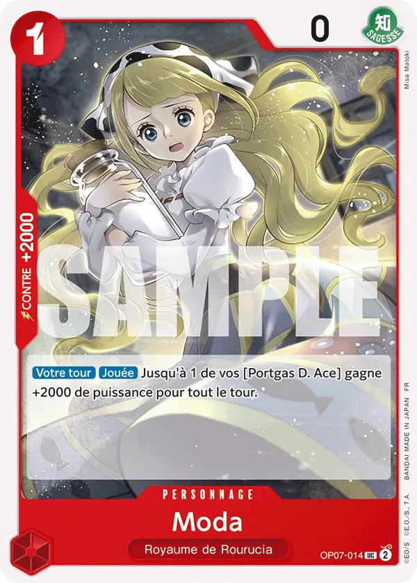 Carte One Piece Moda V1 - PRB02 - FR OP07-014 Peu Commune The Best Vol.2 Neuf FR LorenZone