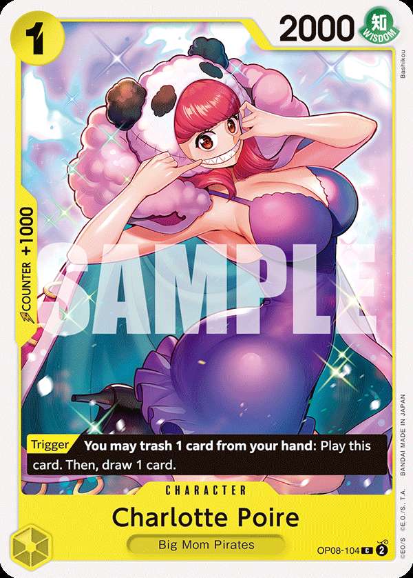 Carte One Piece Charlotte Poire OP08-104 C Two Legends Neuf EN LorenZone
