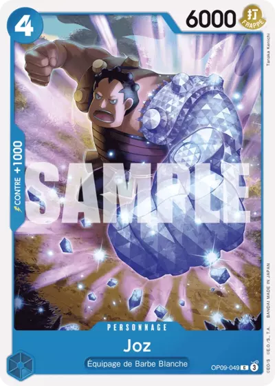 Carte One Piece Jozu OP09-049 C Les Nouveaux Empereurs Neuf FR LorenZone