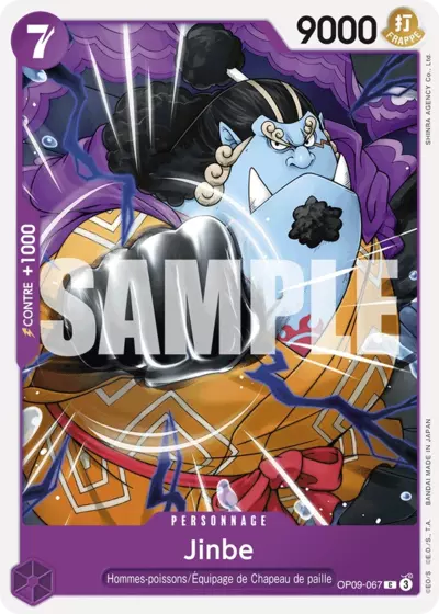 Carte One Piece Jinbe OP09-067 C Les Nouveaux Empereurs Neuf FR LorenZone