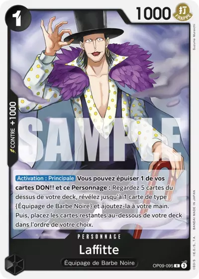 Carte One Piece Laffitte OP09-095 R Les Nouveaux Empereurs Neuf FR LorenZone