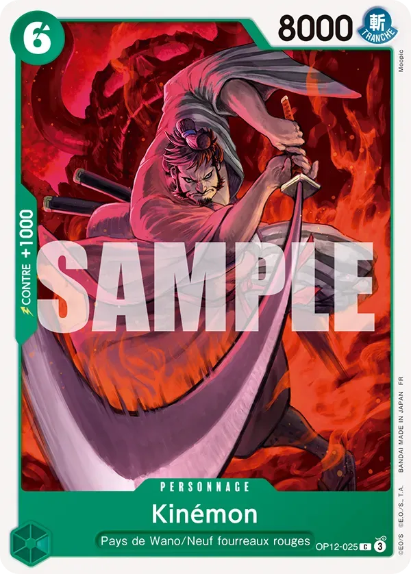 Carte One Piece Kinémon - FR OP12-025 CO L'héritage du Maître Neuf FR LorenZone
