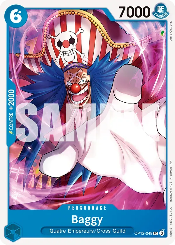 Carte One Piece Baggy - FR OP12-049 UC L'héritage du Maître Neuf FR LorenZone