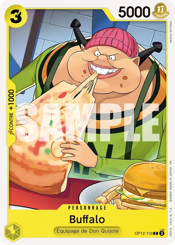 Carte One Piece Buffalo - FR OP12-110 CO L'héritage du Maître Neuf FR LorenZone