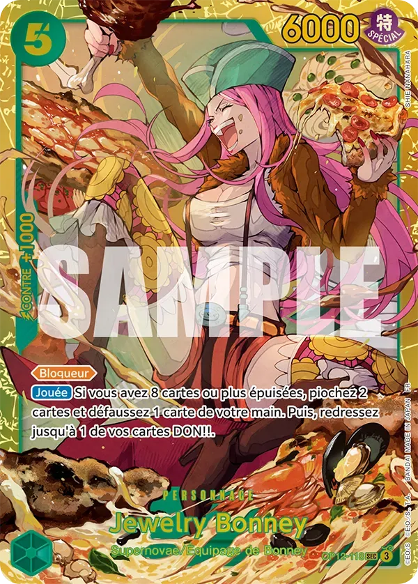 Carte One Piece Jewerly Bonney V1 - FR OP12-118 SEC L'héritage du Maître Neuf FR LorenZone