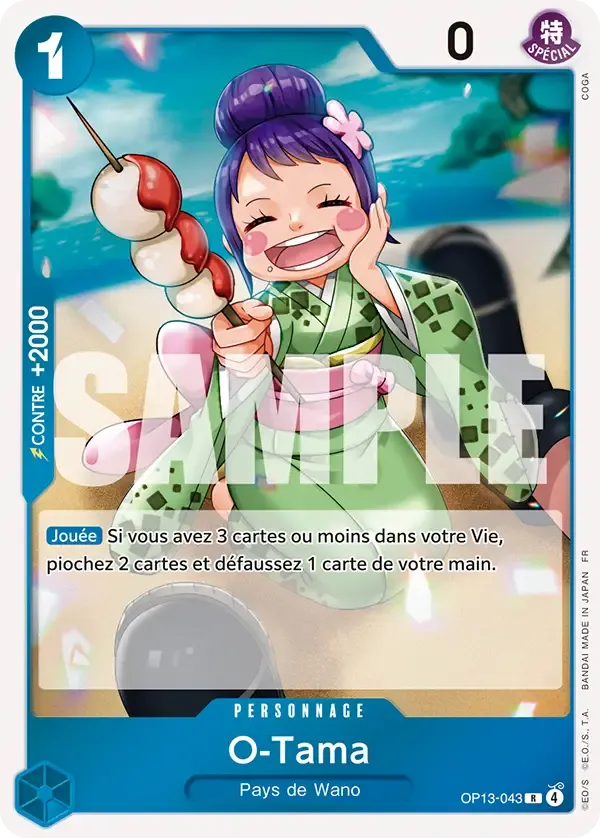 Carte One Piece Otama - FR OP13-043 R Successeurs Neuf FR LorenZone