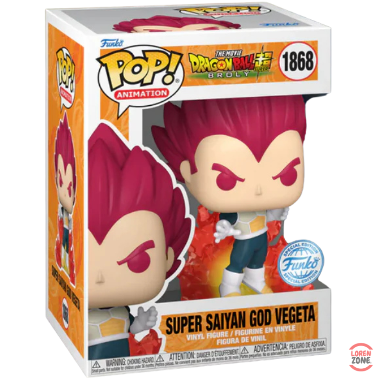 1868 - Super Saiyan God Vegeta