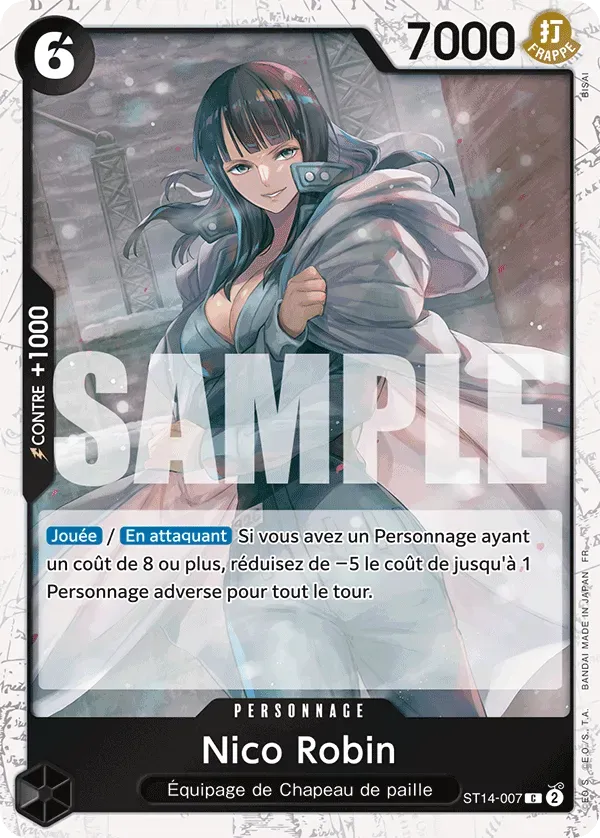 Carte One Piece Nico Robin V2 - PRB02 - FR ST14-007 Commune Foil The Best Vol.2 Neuf FR LorenZone
