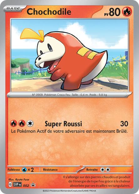 Carte Pokémon Chochodile SVP002 SV Promo SV SVP Neuf FR LorenZone