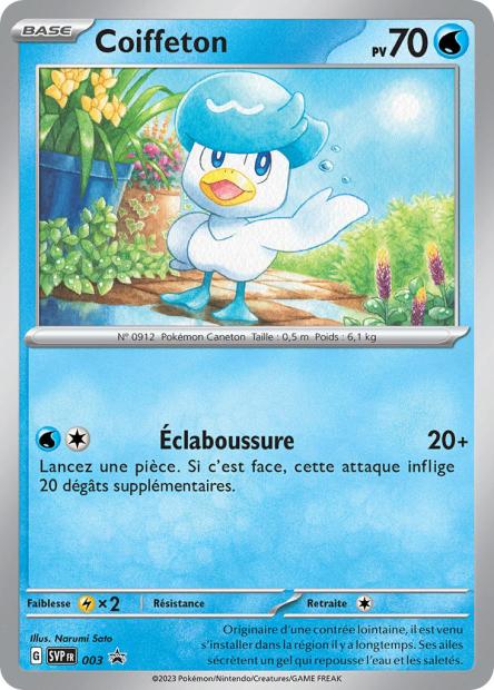 Carte Pokémon Coiffeton SVP003 SV Promo SV SVP Neuf FR LorenZone