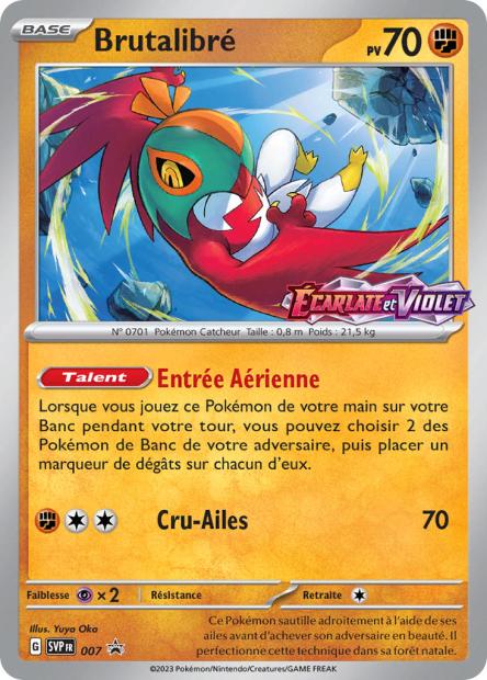 Carte Pokémon Brutalibré SVP007 SV Promo SV SVP Neuf FR LorenZone