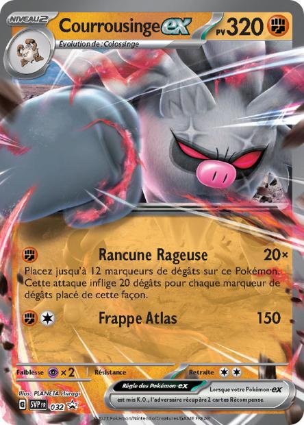 Carte Pokémon Courrousinge EX SVP032 SV Promo SV SVP Neuf FR LorenZone