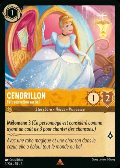 Carte Lorcana 003/204 Cendrillon Foil | LorenZone