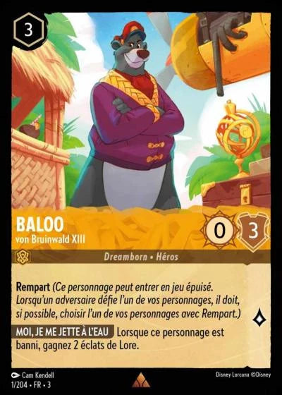 Carte Lorcana 001/204 Baloo Foil | LorenZone