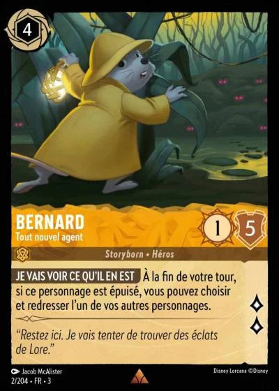 Carte Lorcana 002/204 Bernard Foil | LorenZone