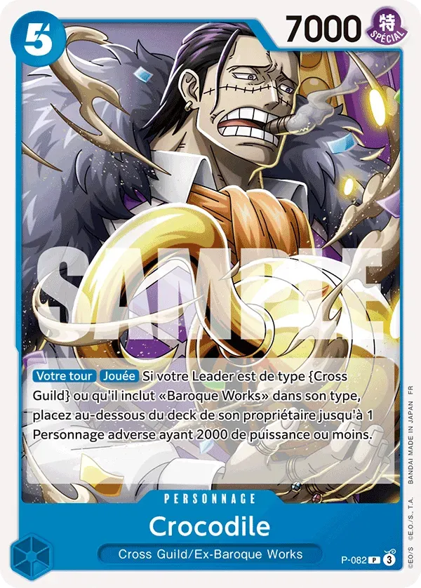 Carte One Piece P-082 Crocodile V1 | LorenZone