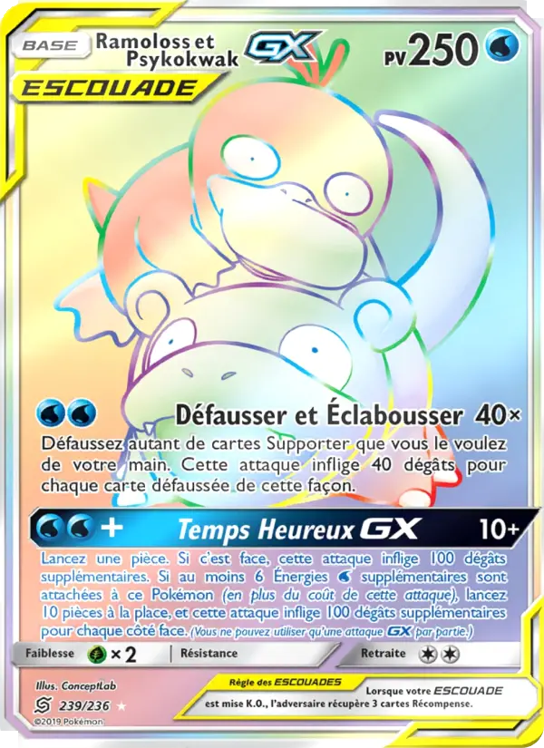 239/236 - Ramoloss et Psykokwak GX