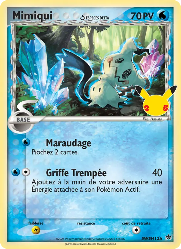 SWSH136/107 - Mimiqui – Promo SWSH (Carte Pokémon FR à petit prix, à l’unité sur Lorenzone.fr)