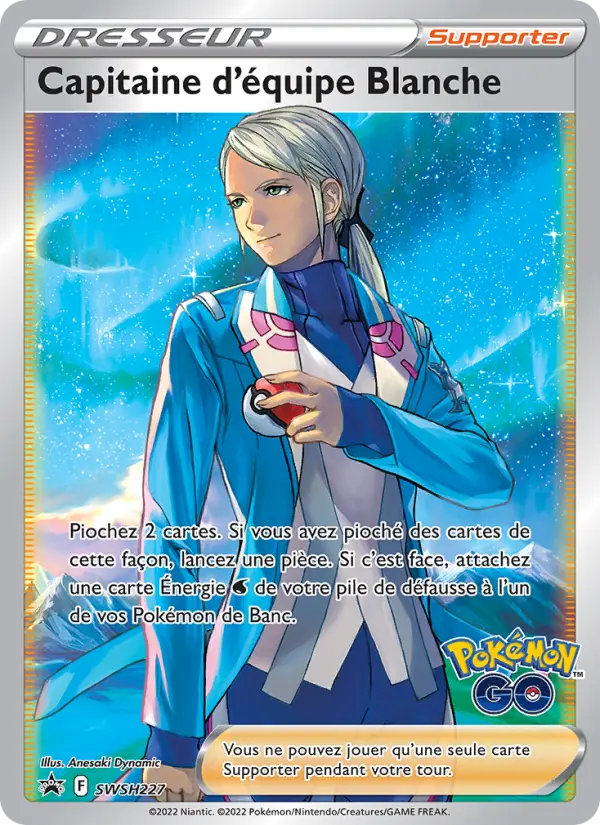 SWSH227/107 - Capitaine d'équipe Blanche – Promo SWSH (Carte Pokémon FR à petit prix, à l’unité sur Lorenzone.fr)
