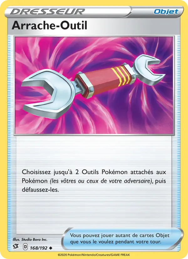 168/192 - Arrache-Outil – Clash des Rebelles (Carte Pokémon FR à petit prix, à l’unité sur Lorenzone.fr)