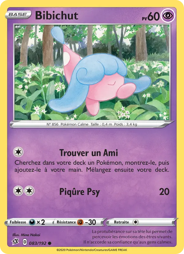 083/192 - Bibichut – Clash des Rebelles (Carte Pokémon FR à petit prix, à l’unité sur Lorenzone.fr)
