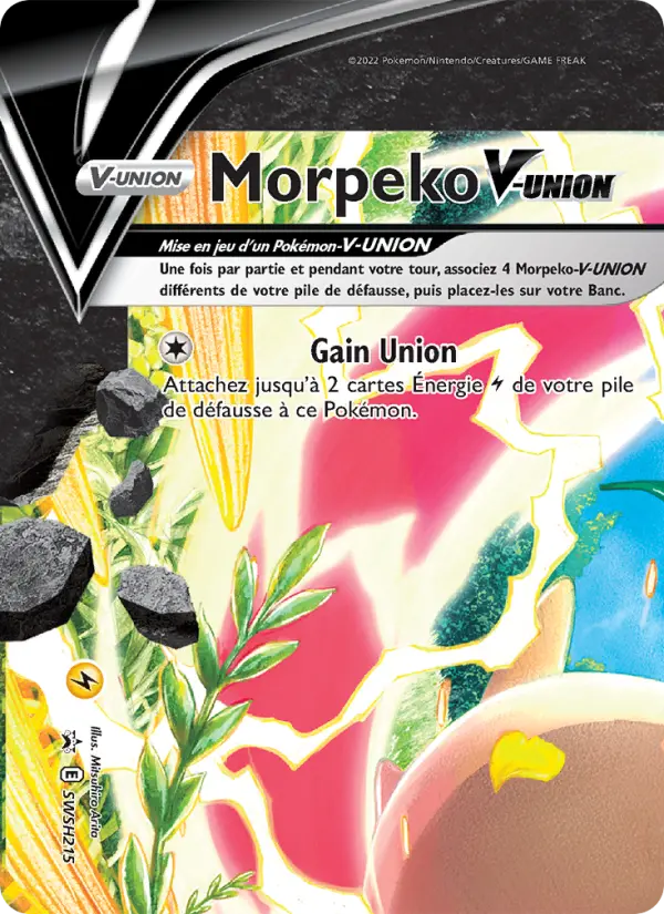SWSH215/107 - Morpeko V-UNION – Promo SWSH (Carte Pokémon FR à petit prix, à l’unité sur Lorenzone.fr)