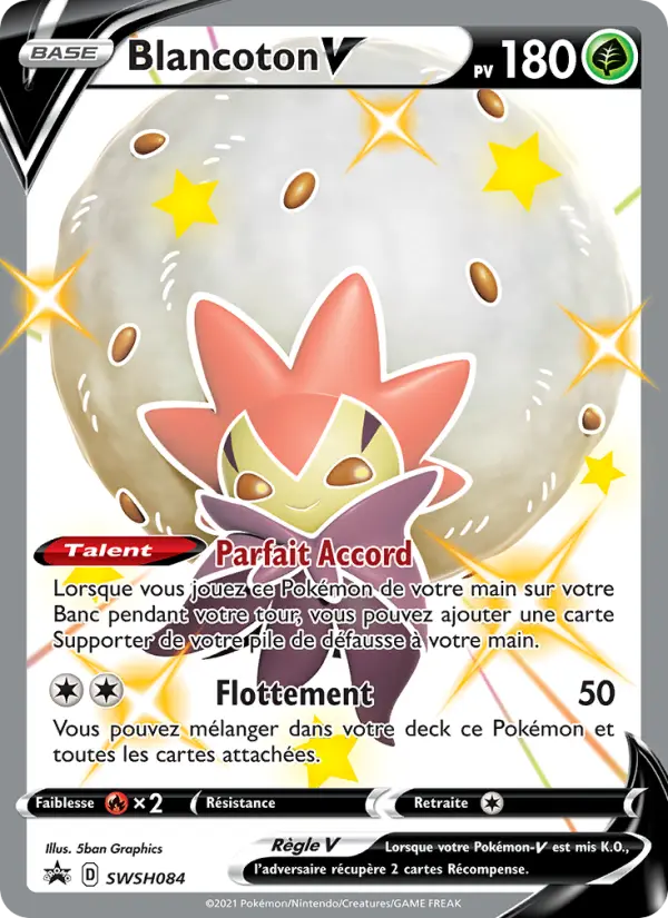 SWSH084/107 - Blancoton V – Promo SWSH (Carte Pokémon FR à petit prix, à l’unité sur Lorenzone.fr)