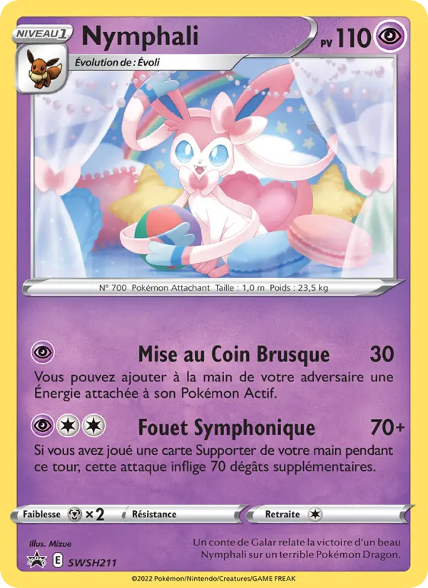 SWSH211/107 - Nymphali – Promo SWSH (Carte Pokémon FR à petit prix, à l’unité sur Lorenzone.fr)