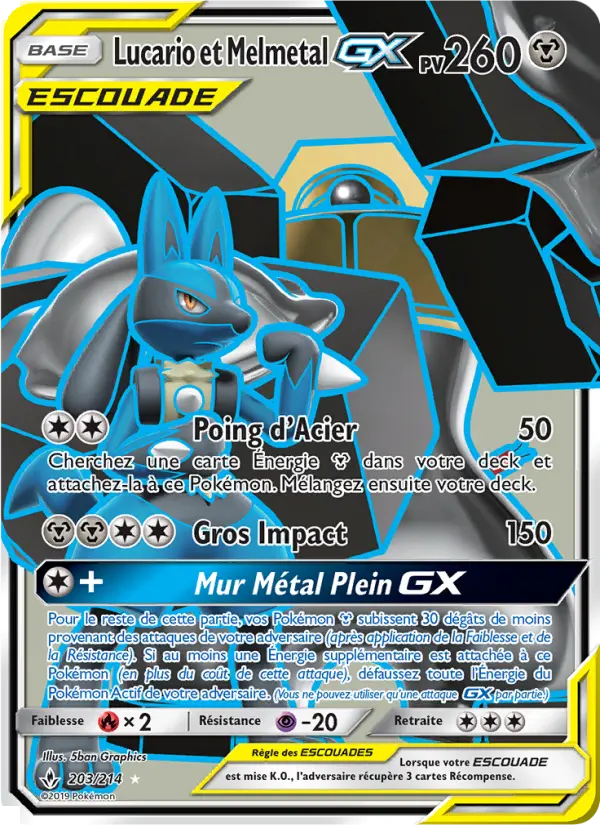 203/214 - Lucario et Melmetal GX