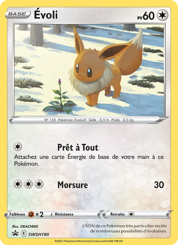 SWSH190/107 - Évoli – Promo SWSH (Carte Pokémon FR à petit prix, à l’unité sur Lorenzone.fr)