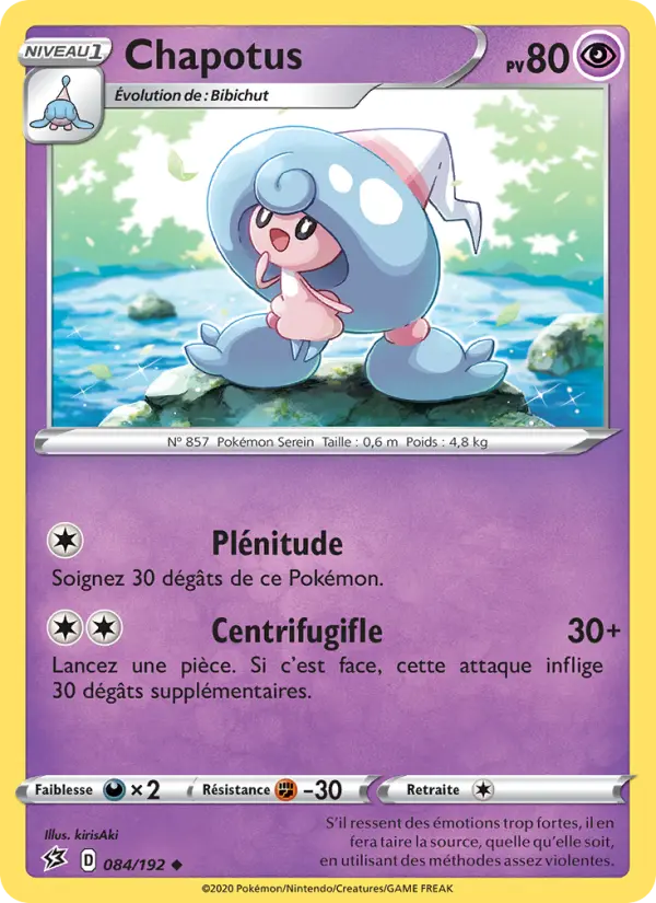 084/192 - Chapotus – Clash des Rebelles (Carte Pokémon FR à petit prix, à l’unité sur Lorenzone.fr)