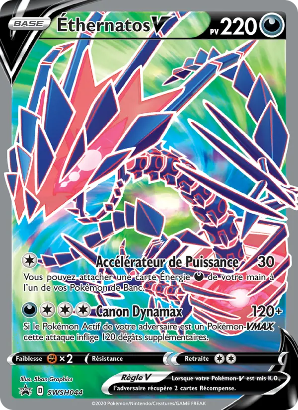 SWSH044/107 - Éthernatos V – Promo SWSH (Carte Pokémon FR à petit prix, à l’unité sur Lorenzone.fr)