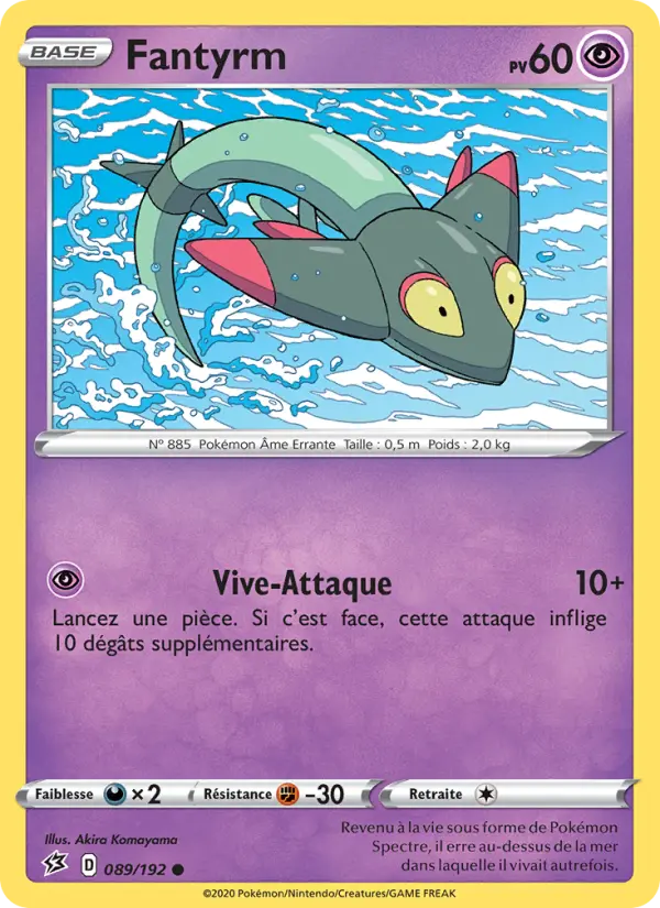 089/192 - Fantyrm – Clash des Rebelles (Carte Pokémon FR à petit prix, à l’unité sur Lorenzone.fr)