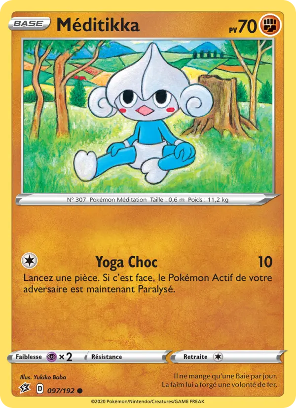 097/192 - Méditikka – Clash des Rebelles (Carte Pokémon FR à petit prix, à l’unité sur Lorenzone.fr)