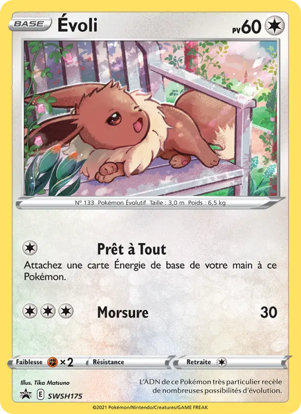 SWSH175/107 - Évoli – Promo SWSH (Carte Pokémon FR à petit prix, à l’unité sur Lorenzone.fr)