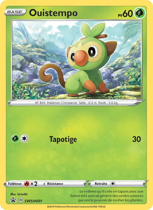 SWSH001/107 - Ouistempo – Promo SWSH (Carte Pokémon FR à petit prix, à l’unité sur Lorenzone.fr)