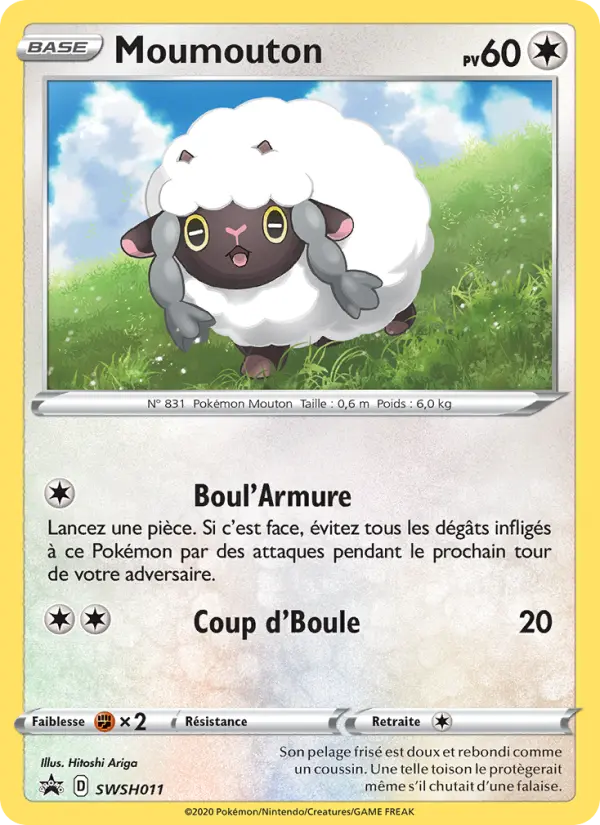 SWSH011/107 - Moumouton – Promo SWSH (Carte Pokémon FR à petit prix, à l’unité sur Lorenzone.fr)