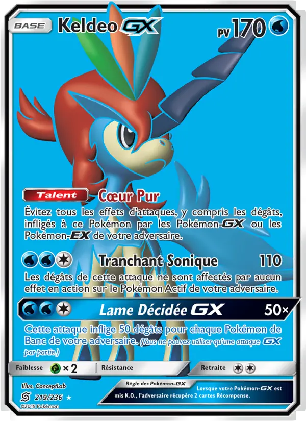 219/236 - Keldeo GX