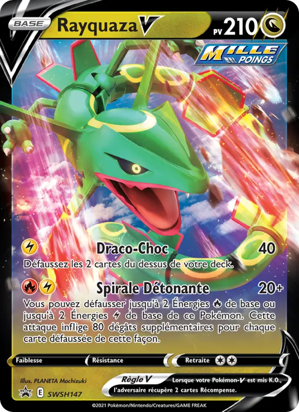 SWSH147/107 - Rayquaza V – Promo SWSH (Carte Pokémon FR à petit prix, à l’unité sur Lorenzone.fr)
